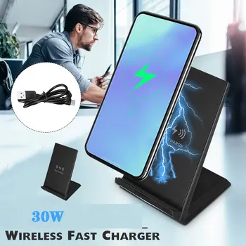 10 ワット金属急速充電ワイヤレス充電アダプタiphoneの 1 × チーワイヤレス充電パッド超スリム充電