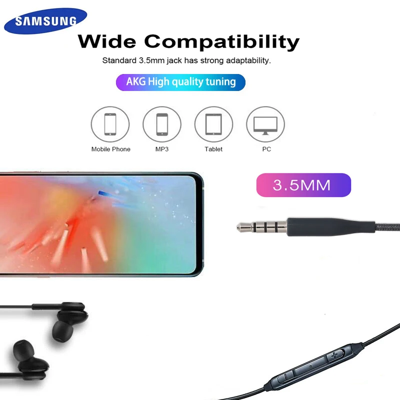 Наушники Samsung AKG EO IG955 3 5 мм проводные наушники вкладыши с микрофоном и