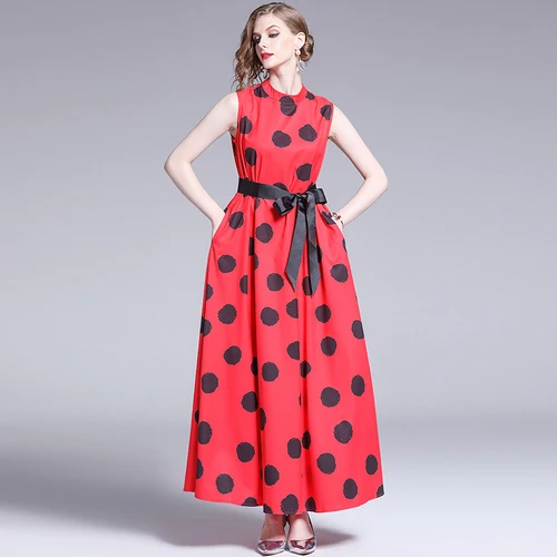 Vestido манга Sin con estampado de lunares
