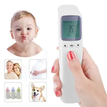 

White Thermometer Accessories Infrared Thermometer Body Thermometer Precise Practical Forehead Thermometer Contactless