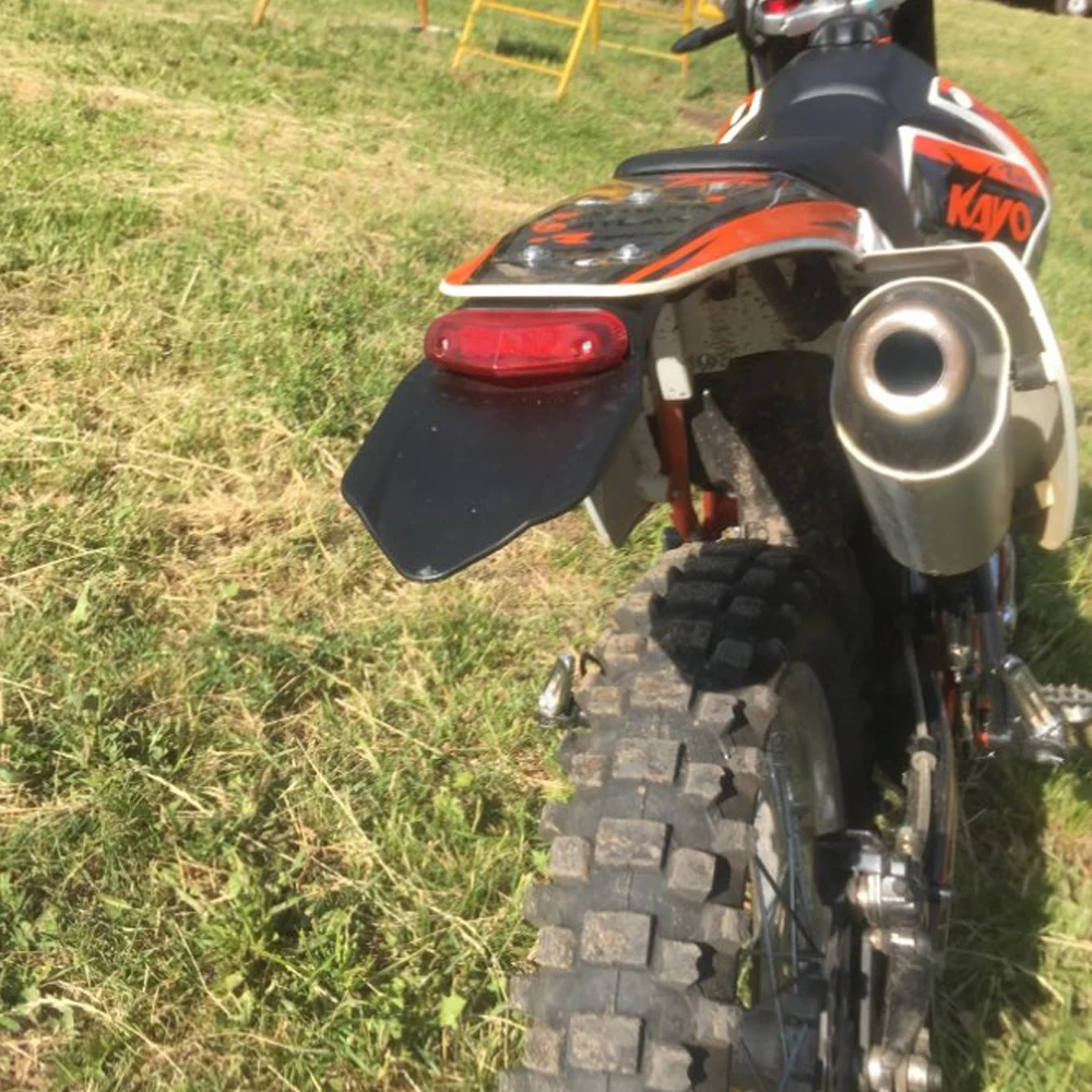 Для KTM SX EXC мотоцикл светодиодный тормозной фонарь светильник заднее крыло Задняя брызговик для мотокросса мотоциклетный Off Road Bike фары мотоцикла