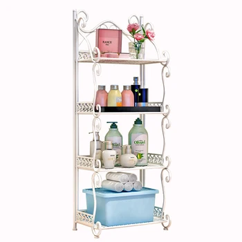 

Bathroom Shelf, Floor Type Toilet, Bathroom, Iron Multi-layer Shelf, Bedroom, Kitchen, Corner Storage Rack