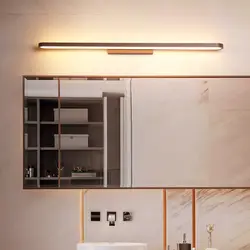 Современный минималистичный зеркальный светильник, настенные светильники для гостиной, спальни, прикроватный AC110-220V светодиодный бра