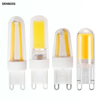

ALLCOB LED COB Lamp Bulb G9 AC 220V 2W 4W Replace Halogen Lighting Lights Spotlight Chandelier Bombillas