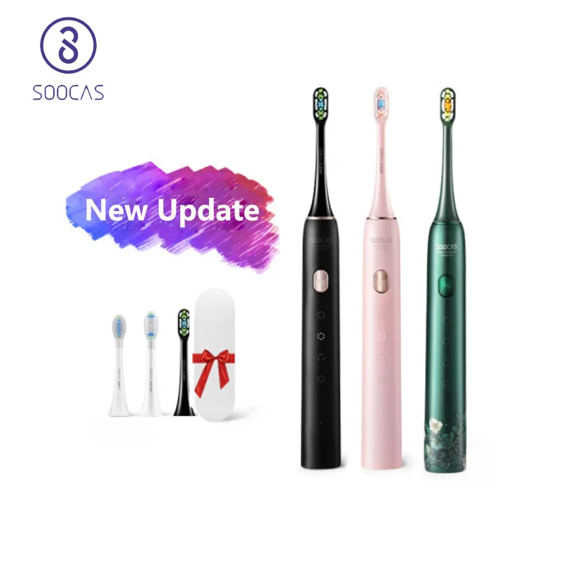 

SOOCAS X3U Electric Toothbrush Sonic Tooth Brush Automatic USB Fast Chargeable Adult IPX7 Waterproof Tooth Brush White Teeth