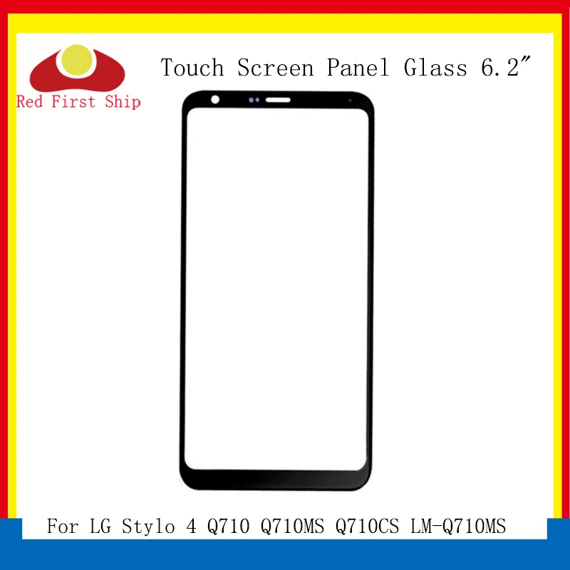 10 шт./лот сенсорный экран для LG Stylo 4 Q710 Q710MS Q710CS зеркальная Сенсорная панель