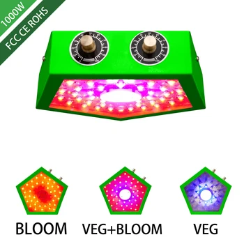 

New 1000W LED COB Plant Seedling Flowers Growth Light Lamp Full Spectrum Greenhouse Plants Planting Lights Phyto Grow Fitolamp