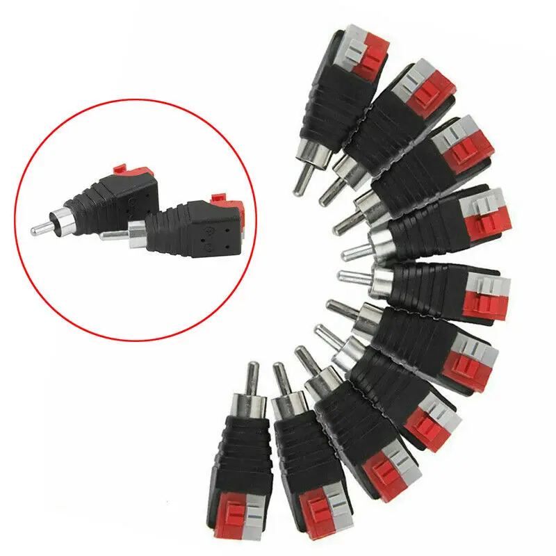 200w RCA connectors 1v 38v Jack Interconnects Accessories Speaker wire 1