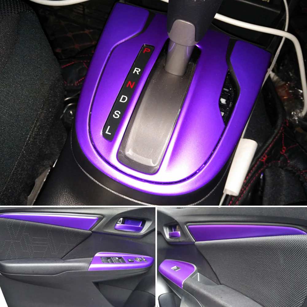 

For HONDA FIT JAZZ 2014-2018 Self Adhesive Car Stickers Carbon Fiber Vinyl Car stickers and Decals Car Styling Accessories