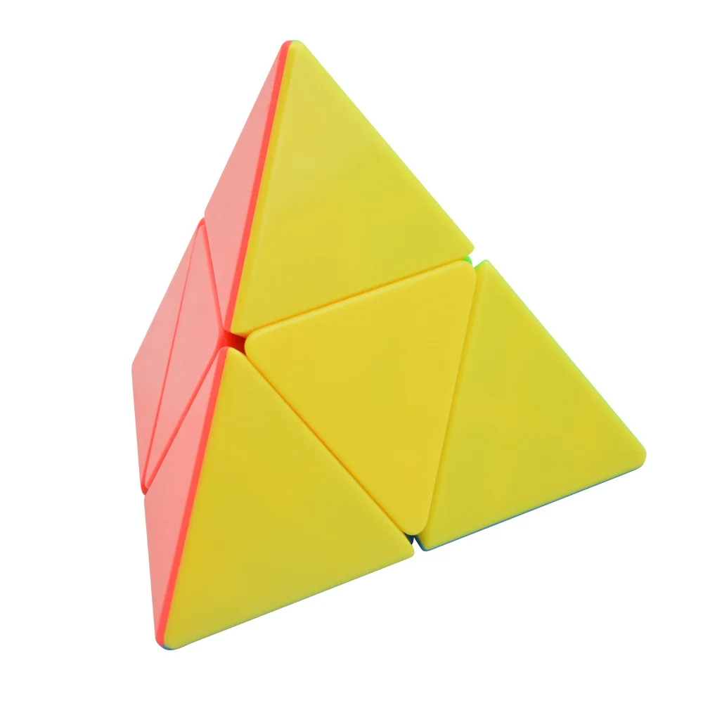 LeFun 2x2 пирамидка, Магический кубик без залипаний Треугольники красочный пазл Оригинальная коробка Magico кубик развивающие игрушки