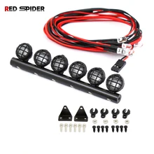 

LED Roof Light Bar Spotlight Searchlight for MN D90 D91 D99S RC Car Parts Accessories