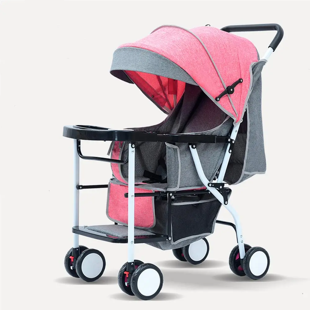 

Dining chair baby stroller lightweight folding four seasons universal sitting baby 01-3 year old child four wheel stroller