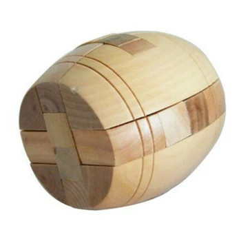 

High Quality Adult 3D Wooden Puzzle Brainteaser Beer Barrel Lock Jigsaw Wood Fancy Christmas Gift Toy Children