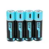 1.5V USB AA li-ion Battery 2550mwh 1500mah 100% capacity li-polymer USB rechargeable lithium usb battery USB cable