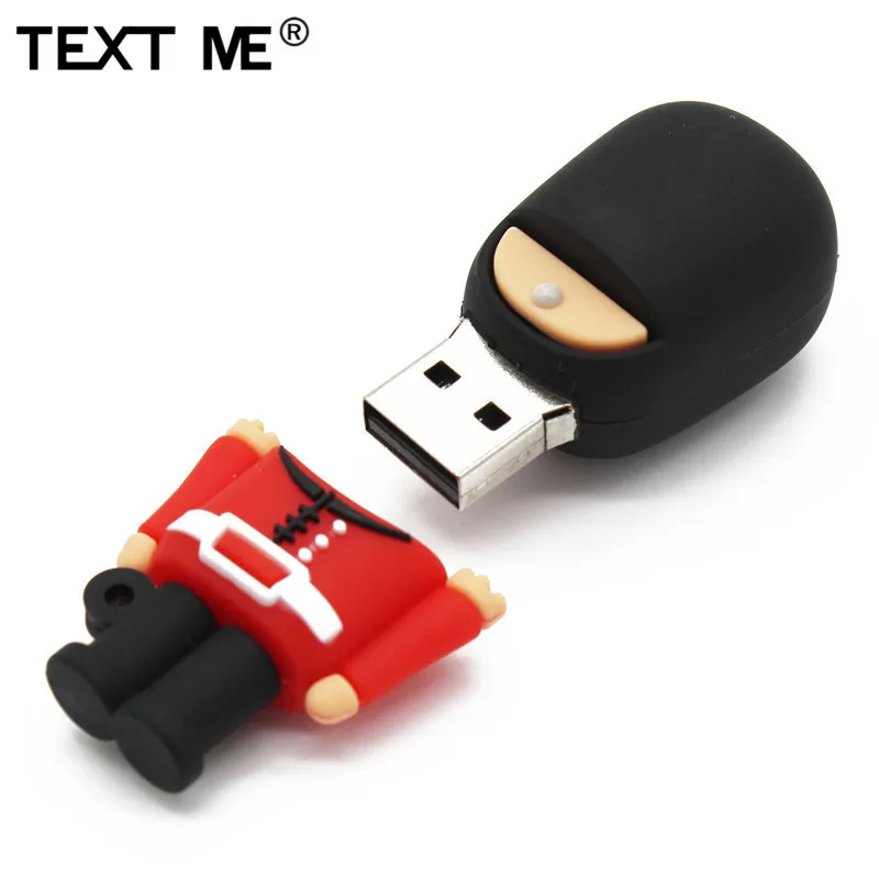 USB флеш накопитель TEXT ME с рисунком из мультфильма Королевская гвардия 2 0 4 ГБ 8 16 32 64