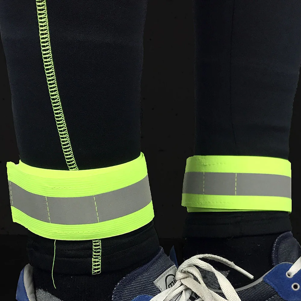 Светоотражающие повязки ремень для спорта на открытом воздухе ночной бег велопрогулки плечевой ремень езда бег Защитный Браслет