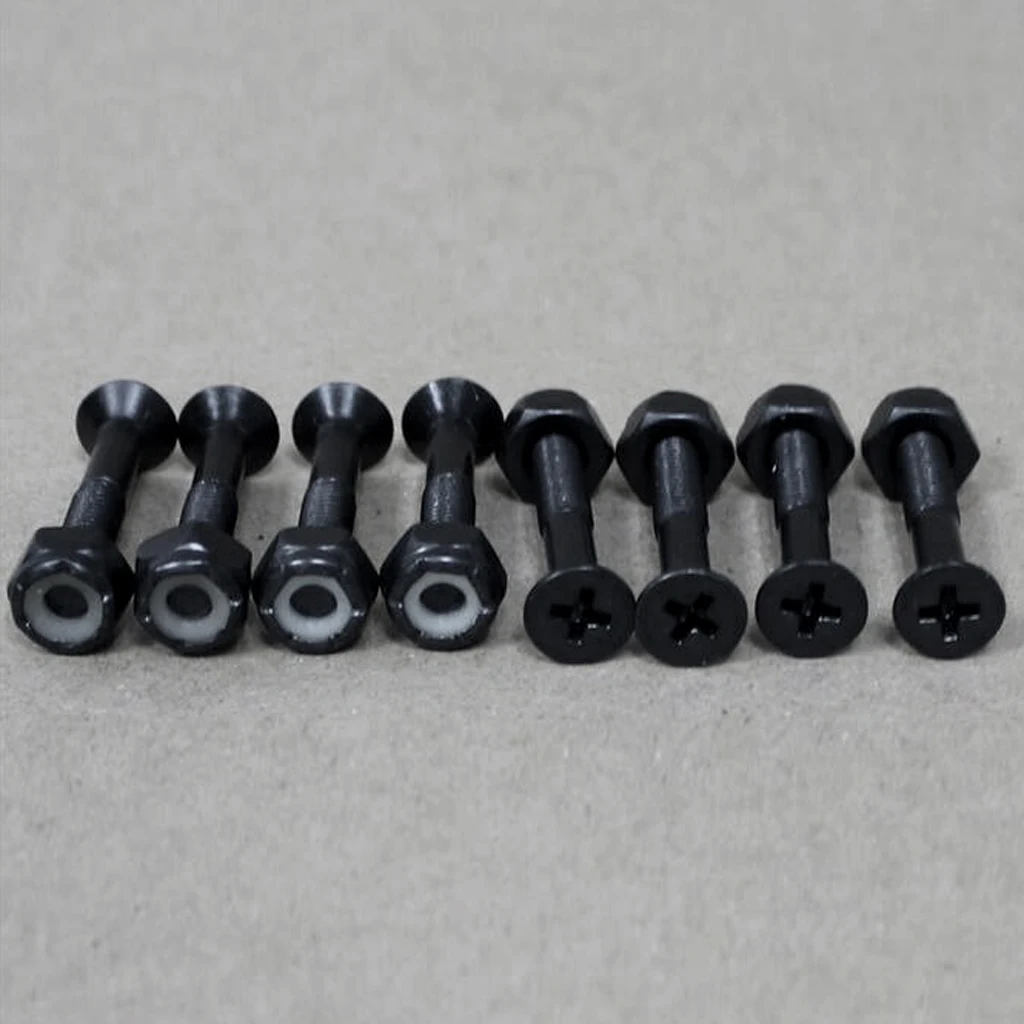 Set of 8pcs Skateboard Hardware Screw Set / Longboard Screws