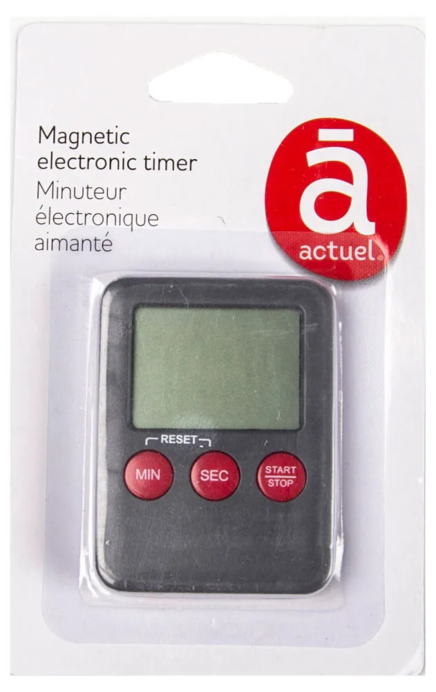 Таймер электронный Actuel, 14,4x1,1x7,2 см