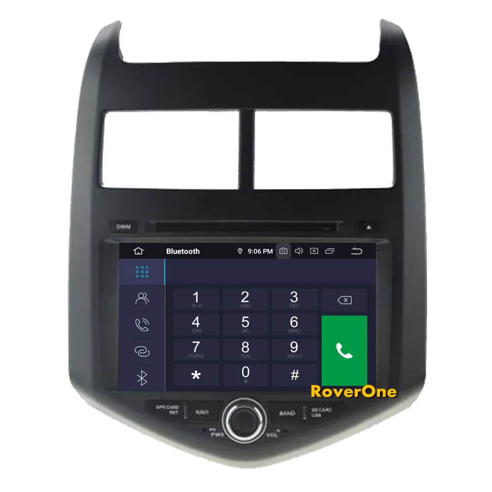 Perfect RoverOne For Chevrolet Aveo Sonic 2011 2012 2013 2014 2015 Android 9.0 Car Stereo DVD GPS Audio Video Player + Free HD Camera 10