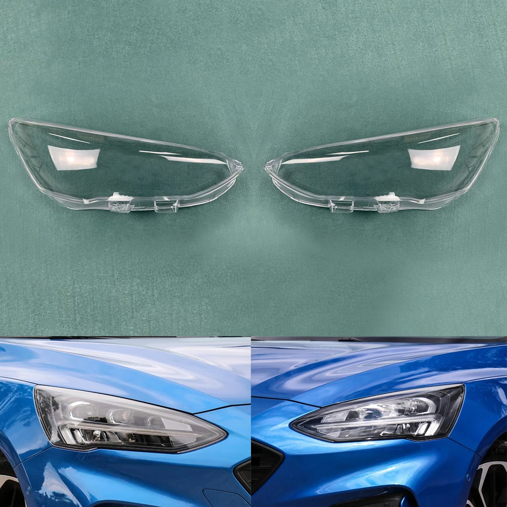 Both Sides Для Ford Focus налобный фонарь, объектив, крышка для автомобильных фар, прозрачный чехол для авто, Запасная часть - Цвет: Both Sides