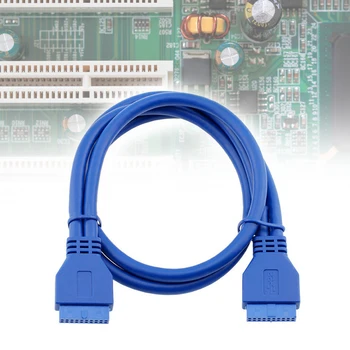 

USB 3.0 20pin Female Connector To Female Extension Cable Superspeed for Motherboard LHB99
