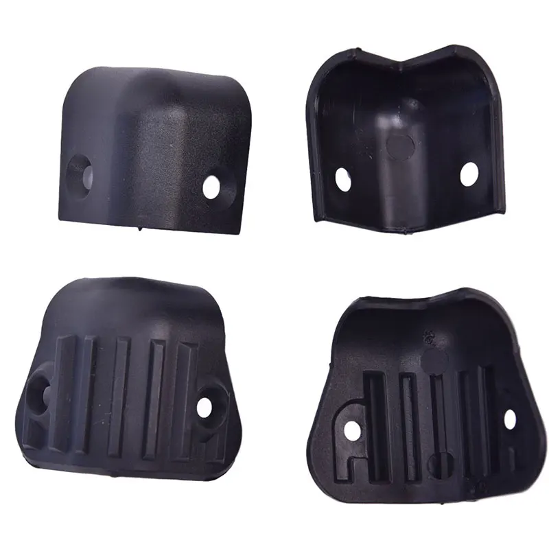 

8pcs Black Guitar AMP Stage Speaker Cabinet Corner Protectors 2 Hole Amplifier Corner Plastic