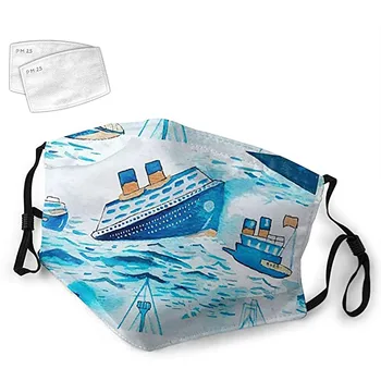

Unisex Adjustable Pocket Washable Breathable Reusable 1PC Mask With 2 PC Fliters masks with filter washable facemask masque #K