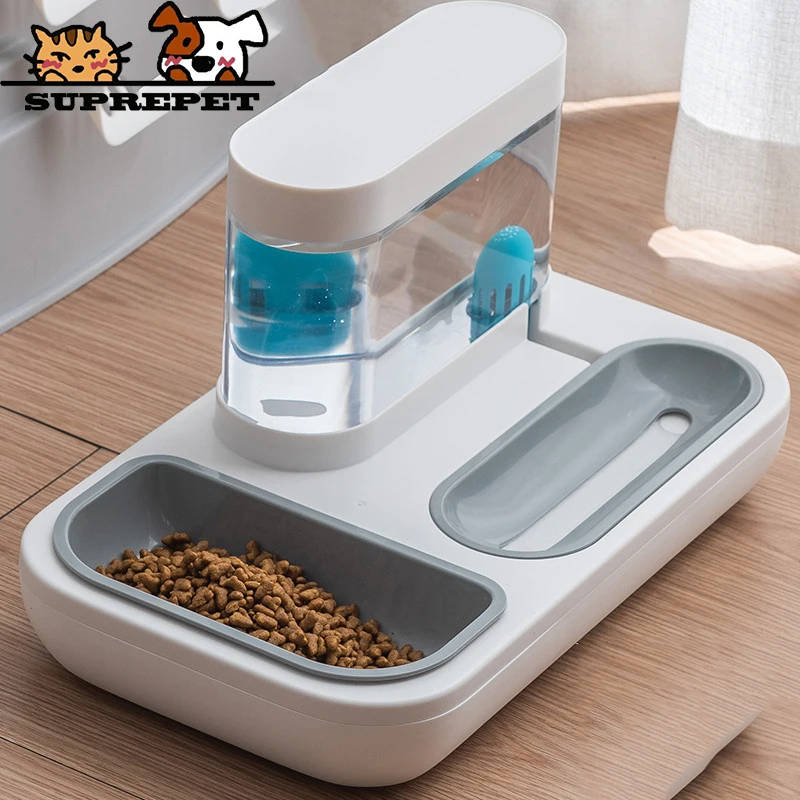 

SUPREPET Pet Automatic Water Dispenser Cats Unplugged Indoor Fountain Large Capacity Dog Bowl Cat Drinking Accessories для кошек