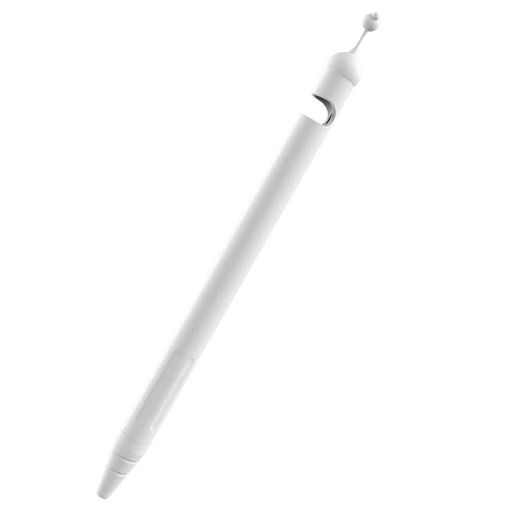 Silicone Magnetic Sleeve Skin Pocket Cover For Apple Pencil 1st Generation