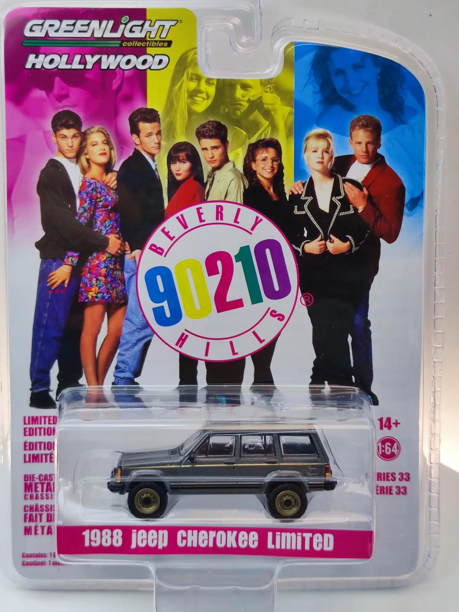 GreenLight 1:64 1988 JEEP CHEROKEE LIMITED 44930-A модель автомобиля из сплава металлические игрушки