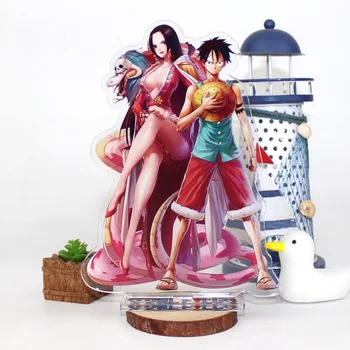 

Anime One Piece Big Display Stand Plate Luffy Cartoon Figure Acrylic Stand Holder Model