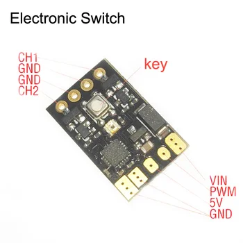 

5PCS PWM Electronic Switch Light Controlled Module Circuit Board CH1/CH2 For RC Drone Car Model Ship Control Tool Toys Parts