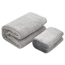 Набор хлопковых полотенец, 2 банных и 2 ручных полотенца из микрофибры, плотное полотенце из углеродного волокна для взрослых, мягкое сухое полотенце для волос для женщин