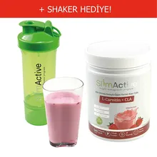 Слим активная формула 1 здоровая еда питательный коктейль смесь клубника 420 г(молочный белок+ l-карнитин+ CLA+ пребиотик+ Стевия