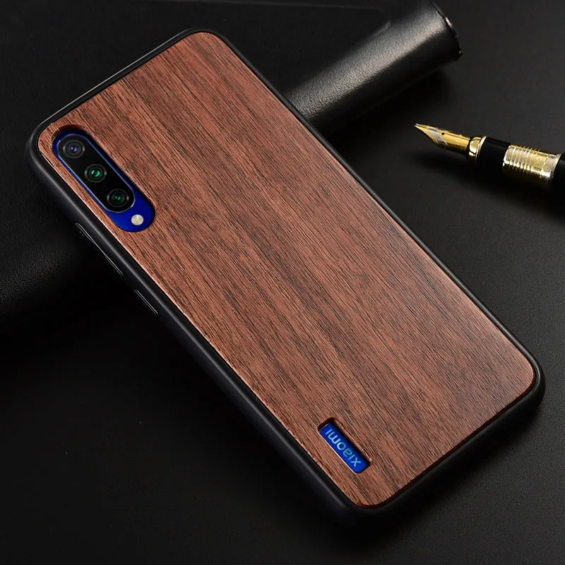 Чехол для Xiaomi mi A3 miA3 тонкий деревянный чехол бампер из ТПУ Для чехлы