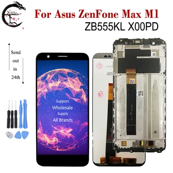 

5.5" LCD With Frame For Asus ZenFone Max M1 LCD ZB555KL X00PD Display Screen Touch Sensor Digitizer Assembly ZB555 KL Display