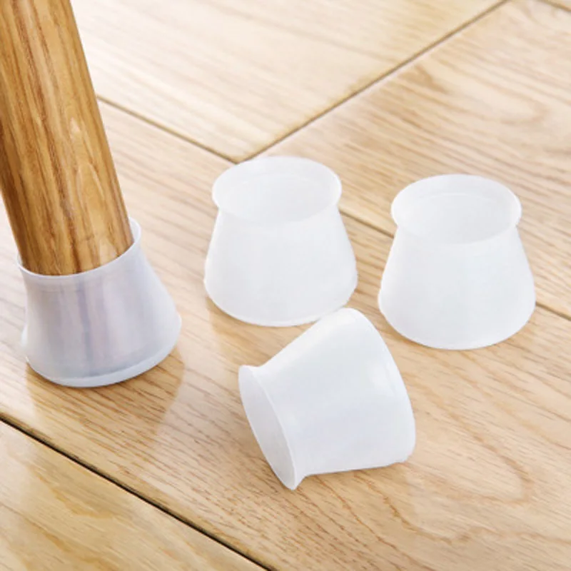 

20pcs Furniture Chair Leg Silicone Cap Pad Protection Table Feet Cover Floor Protector Non-Slip Table Chair Mat Caps Foot