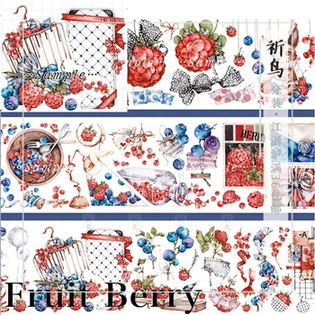 

6cm*100cm Fruit Washi Tape Blueberry and Red Berry