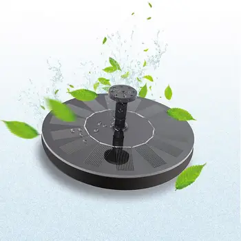 

2020 New Solar Power Water Fountain bird feeder landscape Water Floating Outdoor courtyard Pool Pond Garden Patio Lawn Decor
