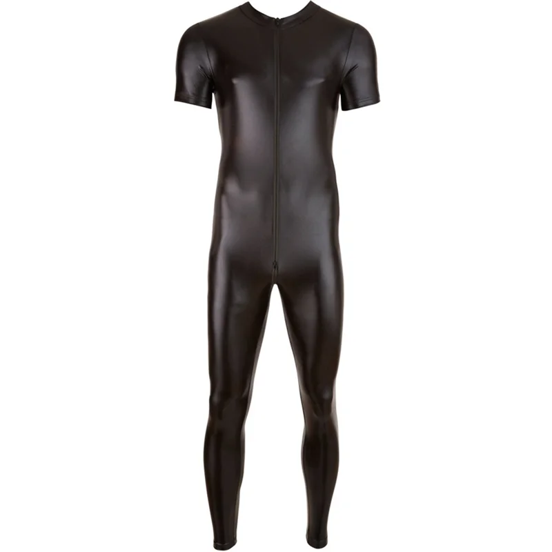 Cosplay&ware Sexy Male’s Pu Leather Catsuit For Men Tight Skin Full Bodysuit Jumpsuit Front Zipper Open Crotch Latex Zentai Suit Costume 3xl -Zentai shop online H743b3509177a4a53b61f1fce64c9b8c3u.jpg
