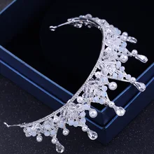 Головной убор невесты, большая корона, свадебные аксессуары для волос, свадебное платье, бриллиантовое украшение, стиль, барокко, аксессуары для королевы, Корона