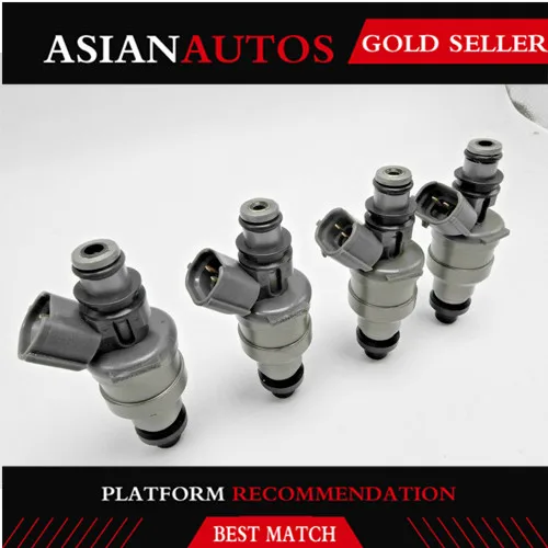 4 шт. Топливный инжектор для MAZDA 1.6L 1.8L 4CYL 1955002040 195500-2040 высокопроизводительная Форсунка инжекторы спрей