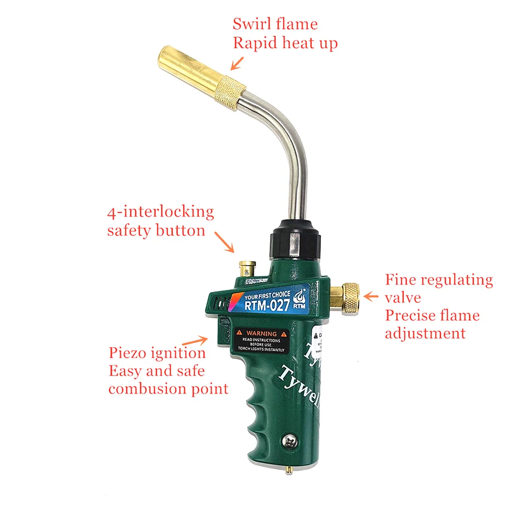 Werkzeug Locking Trigger Micro Gas Torch 1300º C 8030 Piezo Ignition 