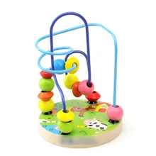 Вокруг бисера лабиринт красочные мини-игрушки Интеллект дети Дерево+ нетоксичные краски обучающие игры игрушки