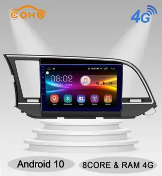 

Elantra Car Audio Android 10.0 8-Core Car Radio Auto Gps Navigation For Hyundai Elantra 2016
