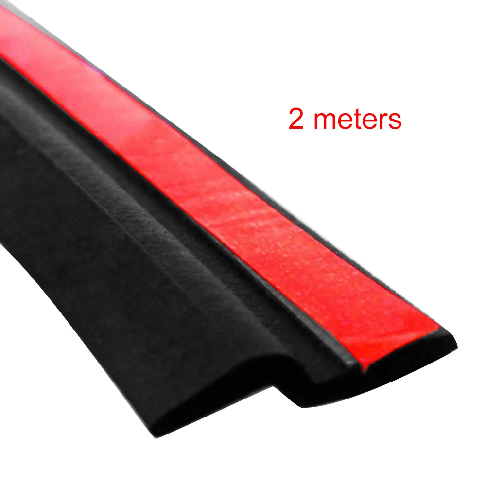 2 м Автомобильная Защитная уплотнительная лента Z L B P Big-D small-D Форма резиновый уплотнительная лента шумоизоляция украшение Автомобильная уплотнительная лента - Цвет: Красный