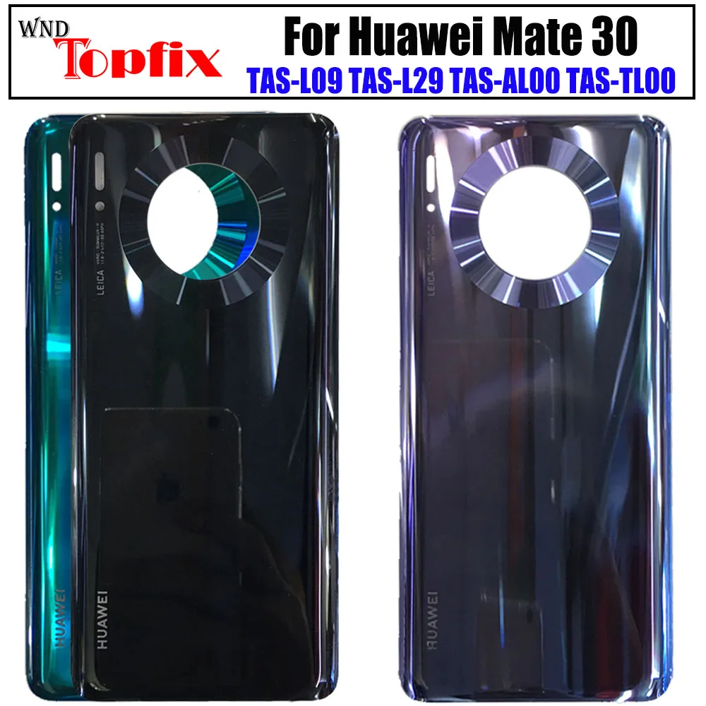 Для huawei mate 30 mate 30 Задняя стеклянная крышка батареи задняя дверь корпус чехол для huawei mate 30 крышка батареи
