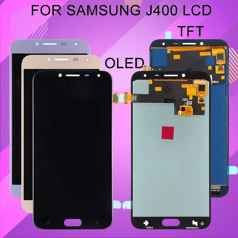 

OLED Catteny J400F J400 LCD For Samsung Galaxy J4 2018 Display With Touch Screen Digitizer Assembly J4 Display Screen With Tools