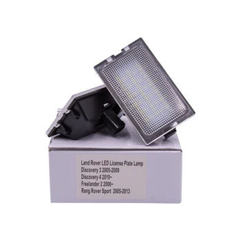 

2Pcs Car Canbus LED License Number Plate Light Lamp For Land Rover Discovery 3 series 4 Series Land Rover Sport Freelander 2