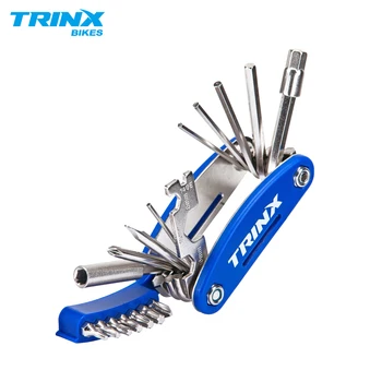 

Trinx 16 in 1 Bike Tools Bicycle Multi Repair Tool Kit Hex Spoke Wrench Mountain Bike Tools Cycling Screwdriver Tool